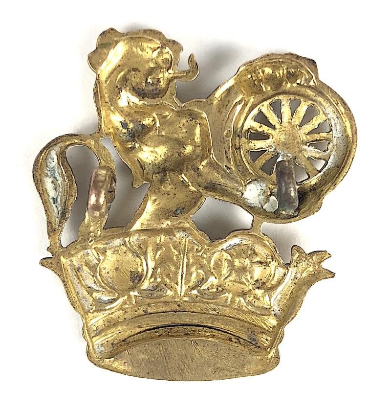 British Railways demi-lion gilt cap badge circa 1956