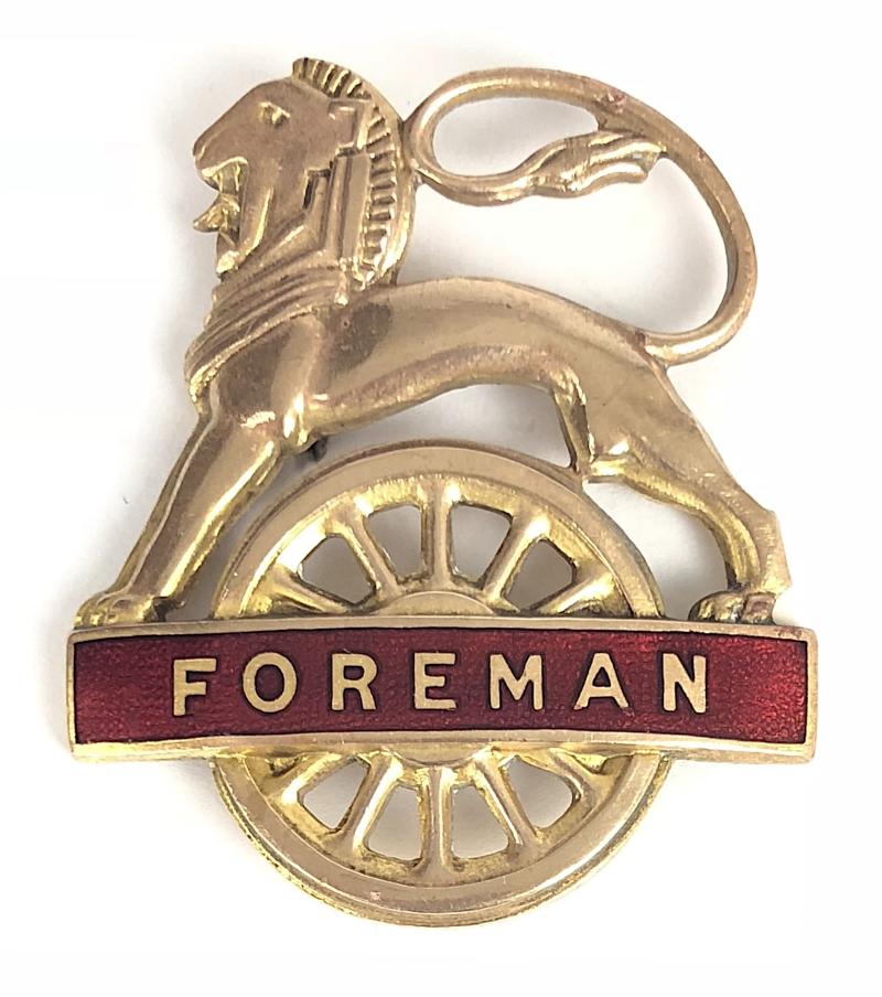 British Railways Midland Region Foreman cap badge