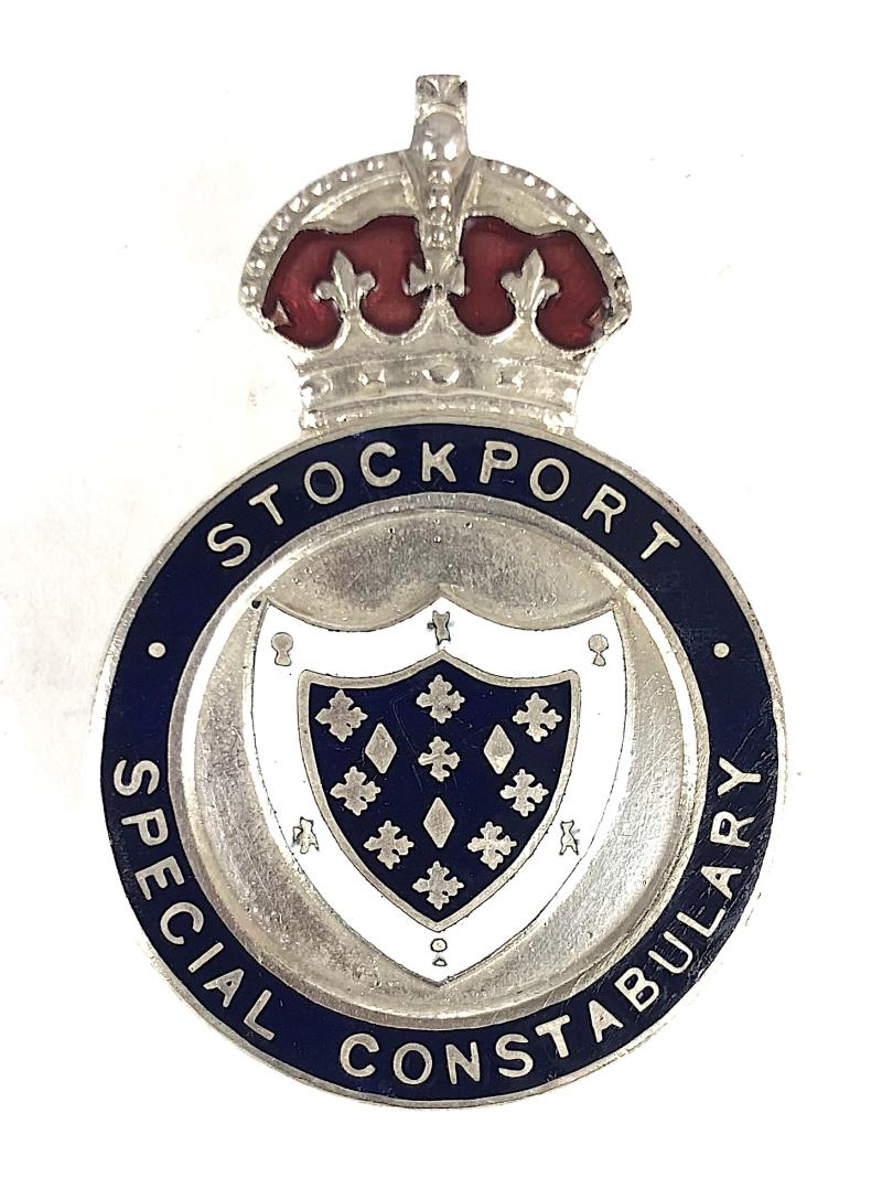 Stockport Special Constabulary police badge