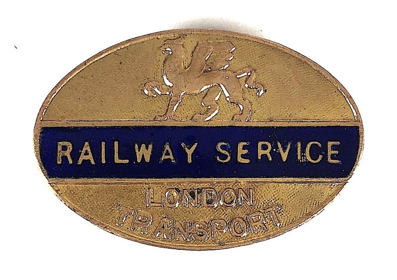 WW2 London Transport Railway Service Badge