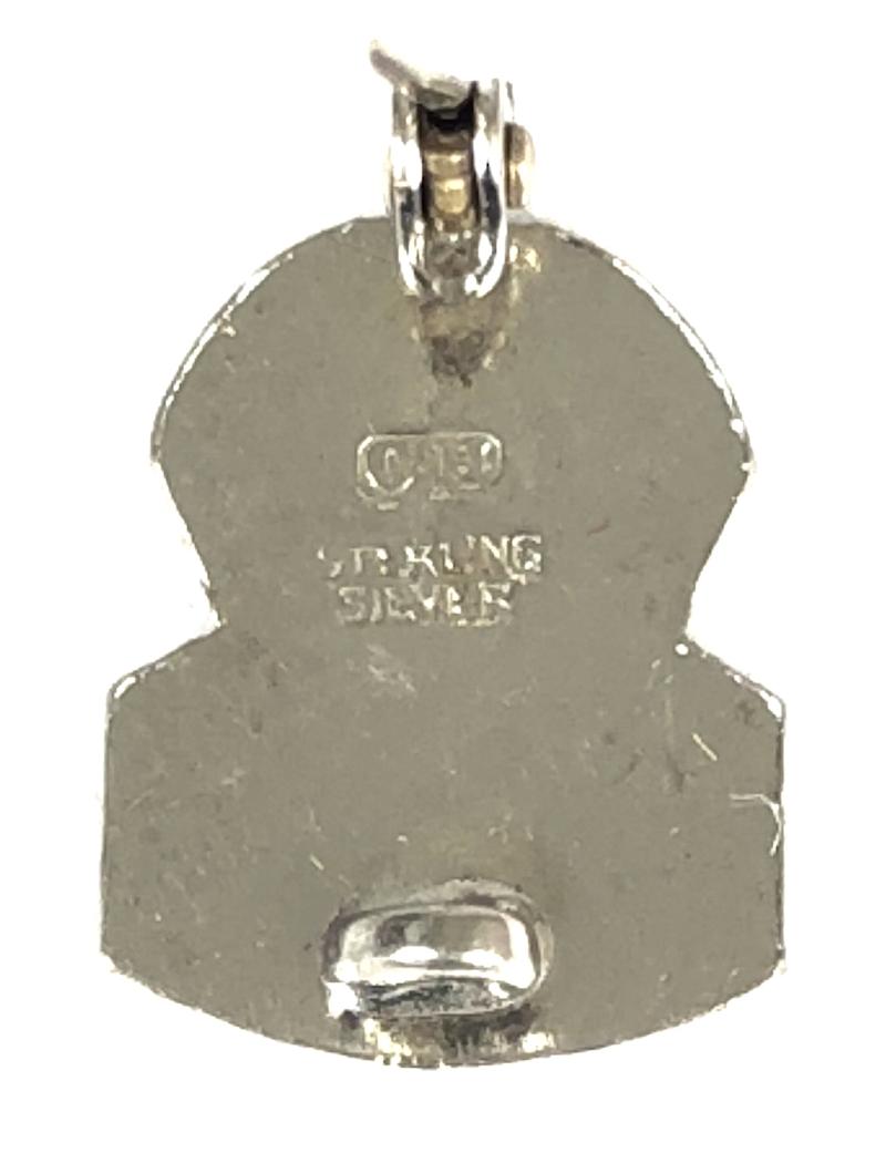 Air Raid Precautions ARP silver miniature pin badge by Charles Horner